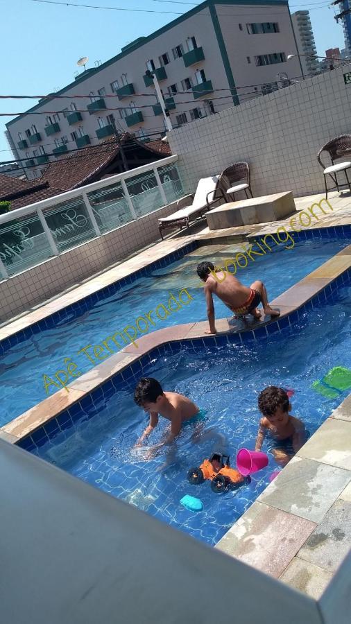 Ape Temporada Praia Grande Sp Completo Com Piscina, Churrasqueira, Estacionamento Dış mekan fotoğraf
