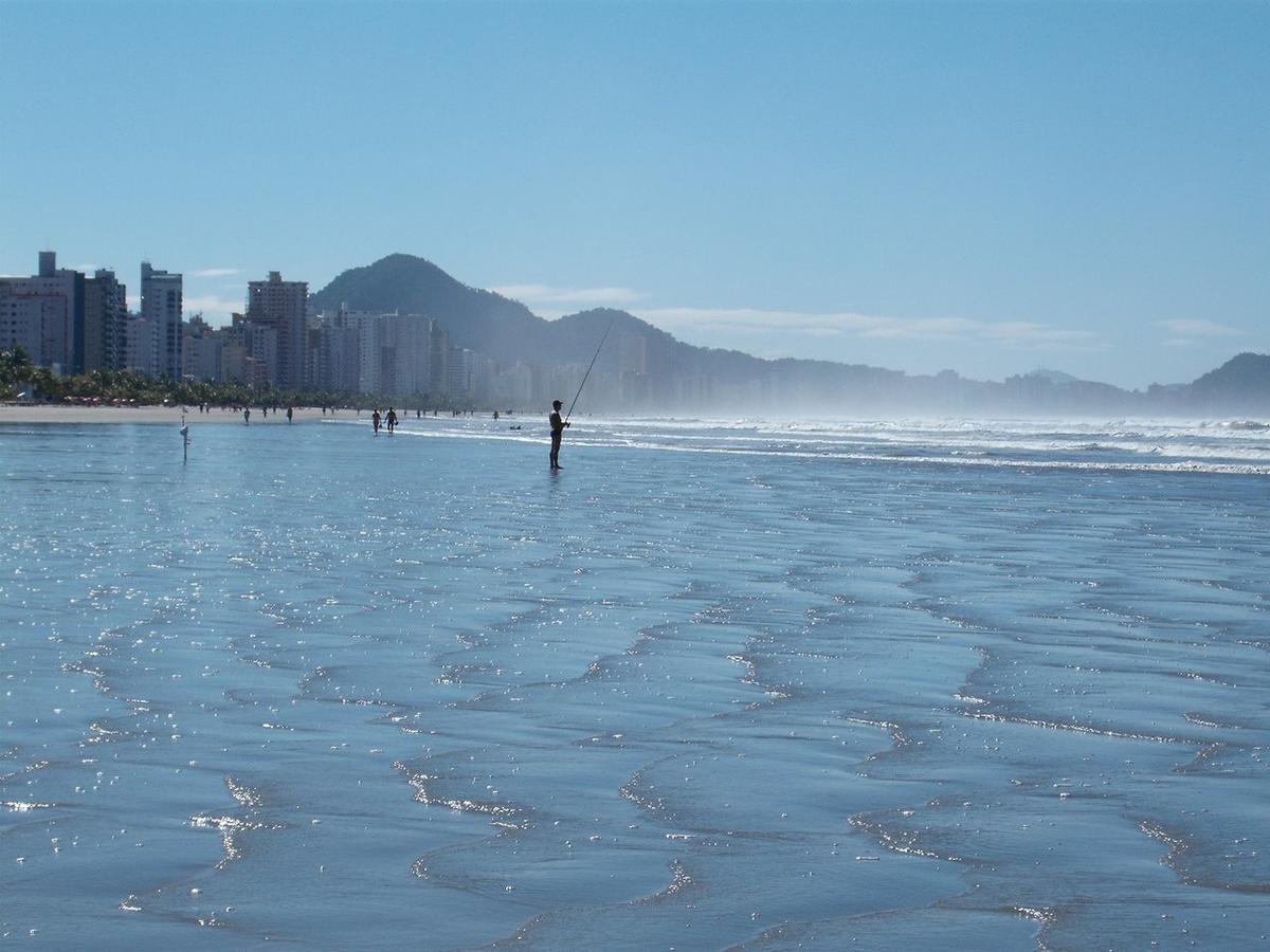 Ape Temporada Praia Grande Sp Completo Com Piscina, Churrasqueira, Estacionamento Dış mekan fotoğraf